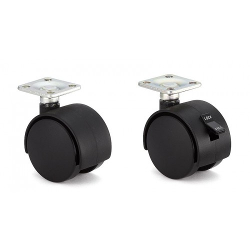 Twin Wheel Caster (Plate Bolt Type)